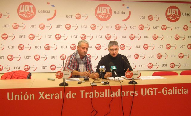 Manuel González Carvajal y Manuel Díaz Mato (UGT)