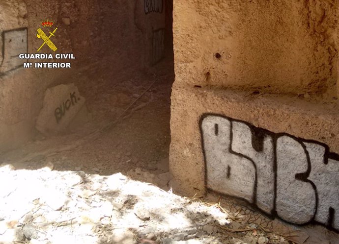 Guardia Civil esclarece un delito de daños en el Acueducto de las Zorreras 