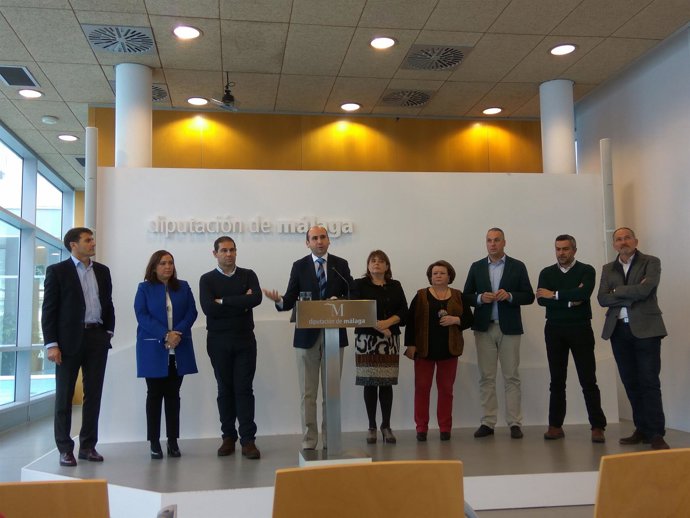 Conejo con portavoces PSOE diputaciones andaluzas