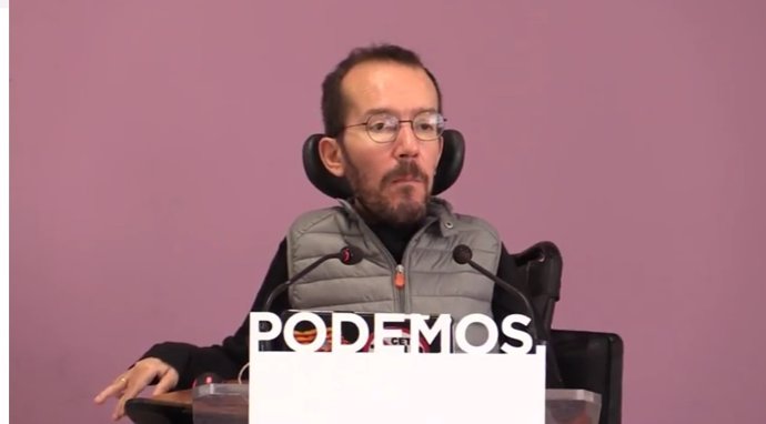 Rueda de prensa de Pablo Echenique