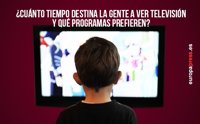 ¿Cuánto tiempo destina la gente a ver la televisión y qué programas prefieren?