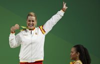 Lidia Valentín, oro en Londres 2012 tras la descalificación por dopaje del podio