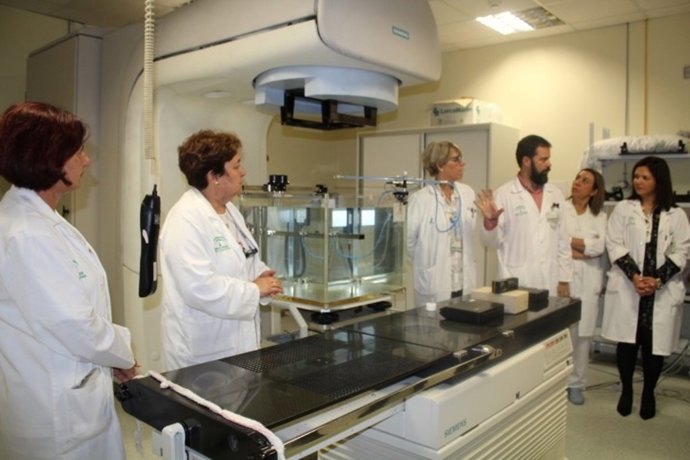 Sala de radioterapia en Torrecárdenas, Almería