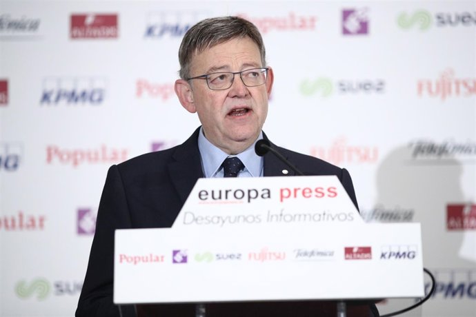 Ximo Puig protagoniza un desayuno informativo organizado por Europa Press