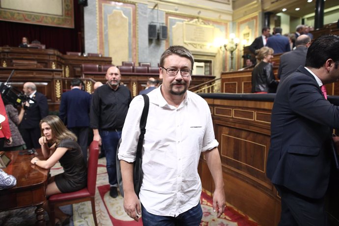 Xavuer Doménech en la investidura de Rajoy 