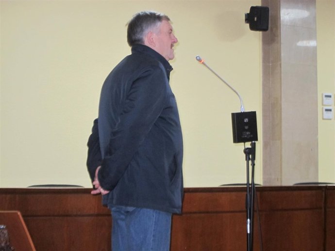 El acusado durante su declaración
