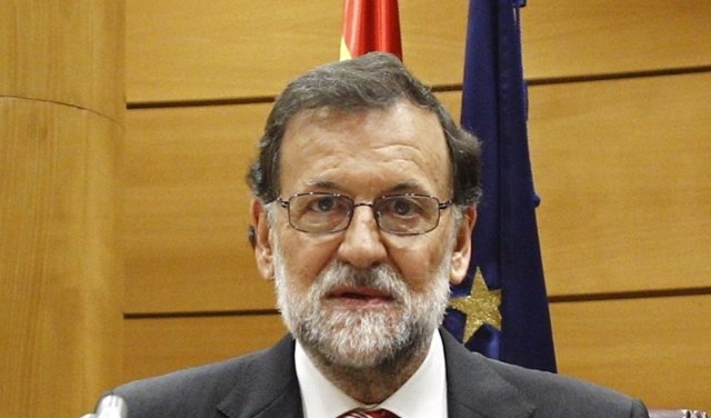 Rajoy preside en Grupo del PP en el Senado