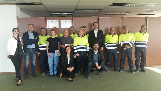 Diez personas encargadas de limpieza de Gesa