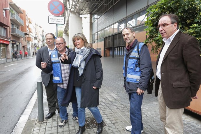 La alcaldesa N.Marín