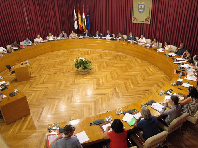 Sesión de pleno del Ayuntamiento de Logroño