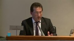 Genaro Alonso comparece ante la Comisión de Educación. 