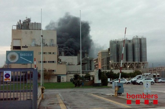 Incendio en La Seda de Barcelona