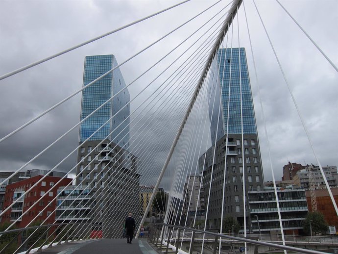 Nubes sobre Bilbao