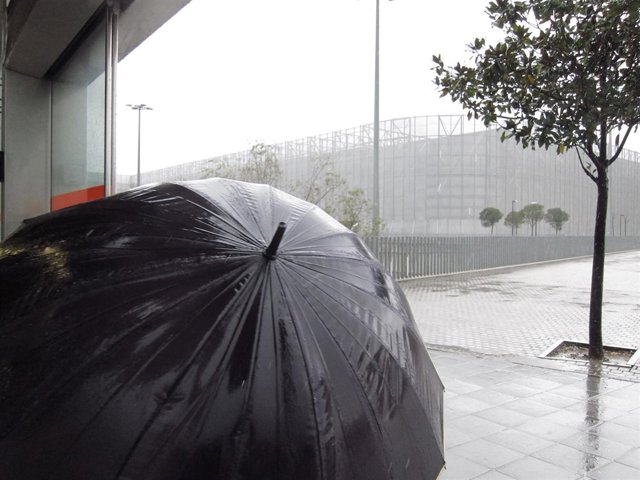 Lluvias persistentes en Euskadi (Bilbao)