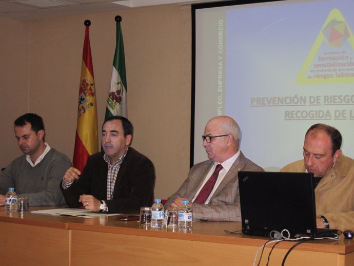 Jornada de prevención en los tajos de aceituna