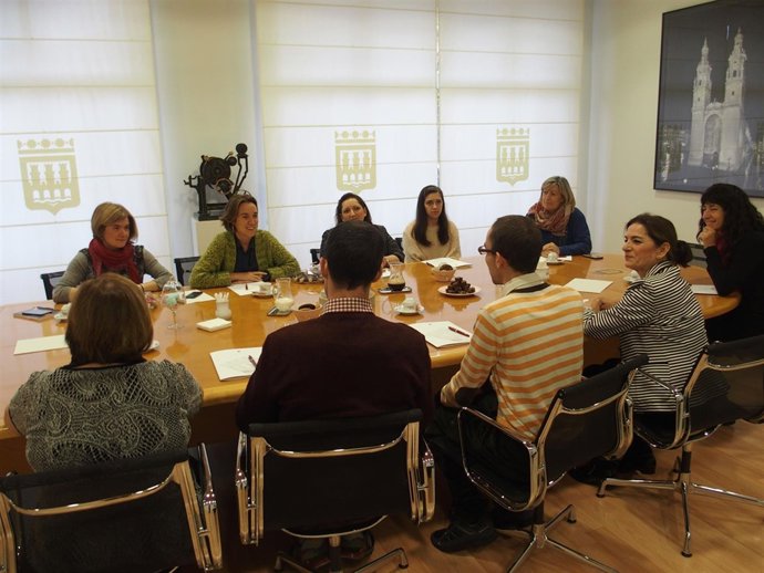 Imagen de la reunión con ARPA       