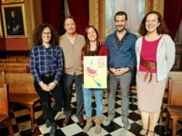 Antonio Fernández-Coca, ganador del concurso de carteles para las fiestas de Sant Sebastià 2017