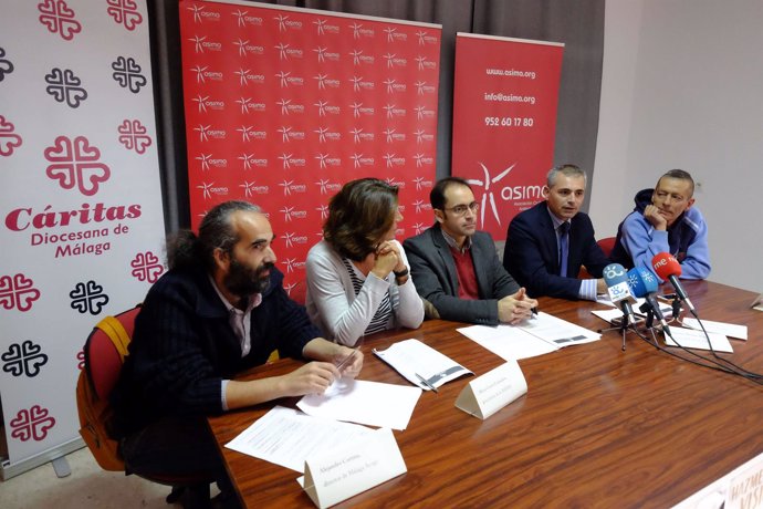 Andrade, Cortina, Cueto y Sánchez en la presentación de la campaña.