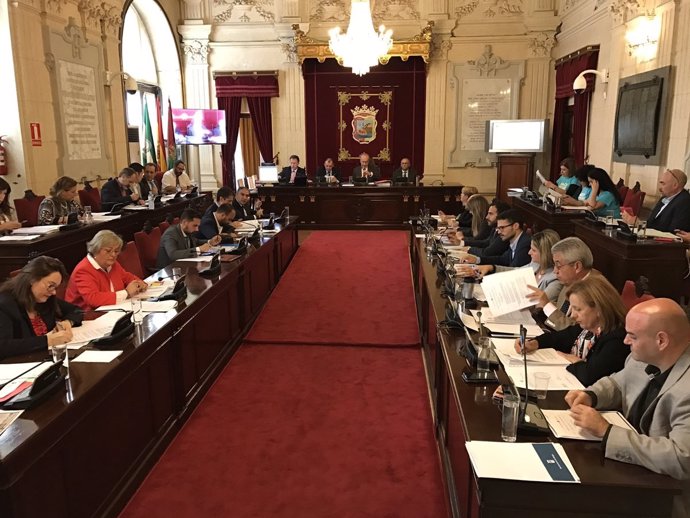 Pleno del Ayuntamiento de Málaga sesión de octubre 