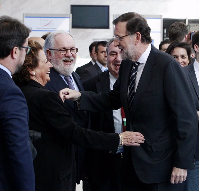 Rajoy y Rita Barberá en el Congreso del Partido Popular Europeo