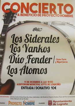 Cartel del concierto