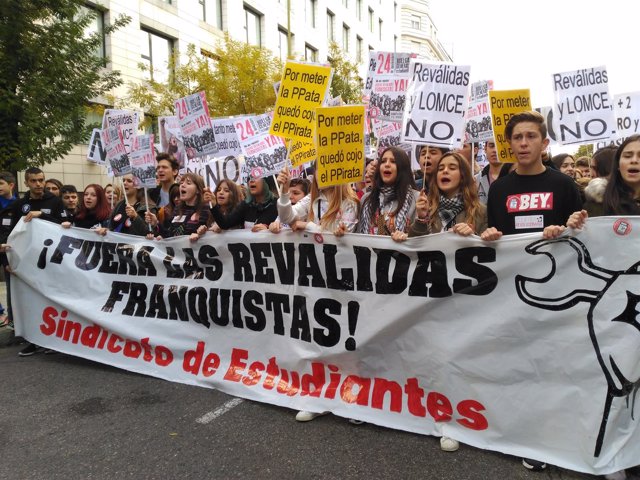 Manifestación de estudiantes 