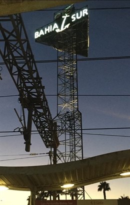 Instalaciones del Centro Comercial Bahía Sur en San Fernando.