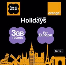 Tarjeta 'Holidays' de Orange