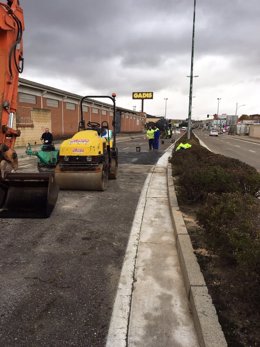 Obras en la Avenida de Zamora