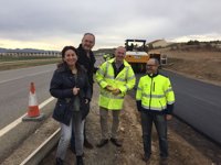 Nueva vía de servicio en A-1201 en Cuevas de Almanzora (Almería) para mejorar la seguridad