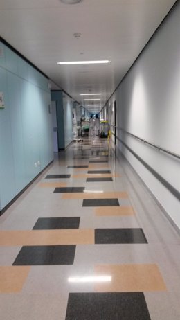 Pasillos del HUCA, Hospital Universitario Central de Asturias