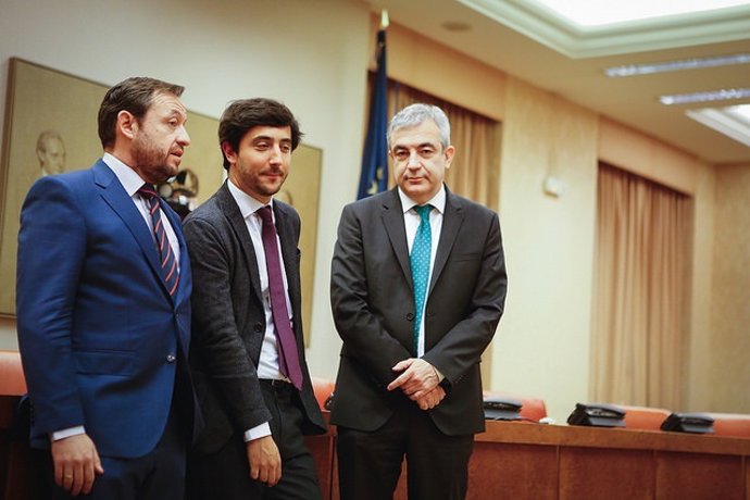 Luis Garicano, Toni Roldán y Francisco de la Torre