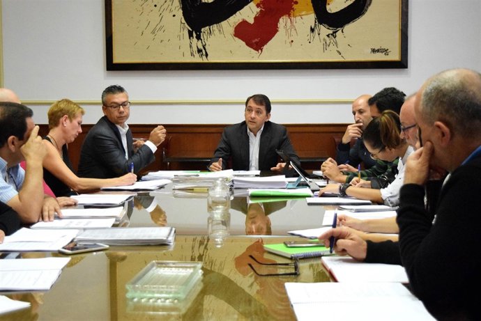 Reunión con los taxistas