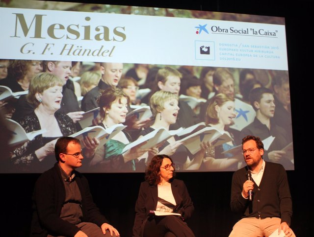 Ndp + Foto: Rueda De Prensa Presentación "El Mesías", Con Más De Doscientos Cant