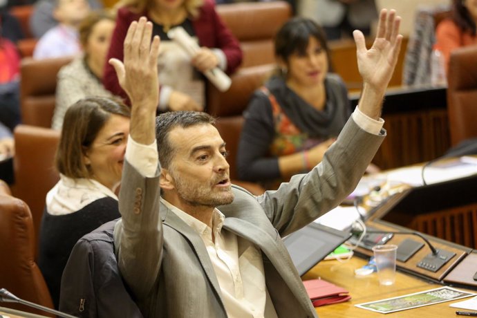 El líder de la formación de izquierdas en Andalucía, Antonio Maíllo