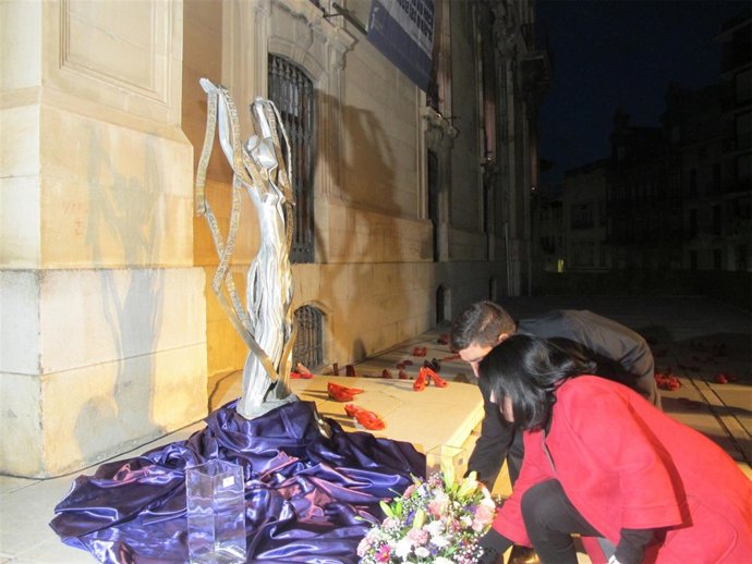 Acto de la Diputación de Jaén contra la violencia de género.