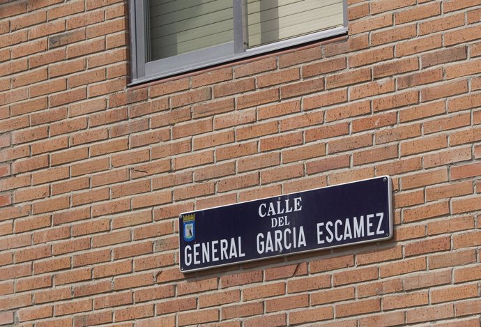 Símbolos y calles franquistas, franquismo, calle del general García Escamez