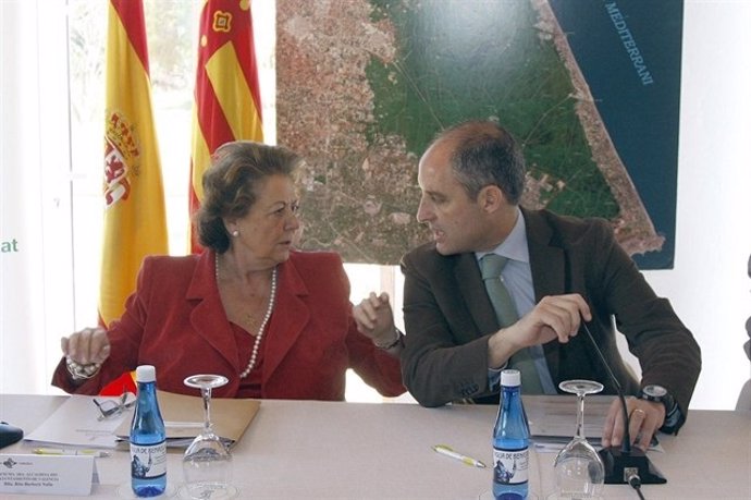 Rita  Barberá y francisco Camps en una imagen de archivo