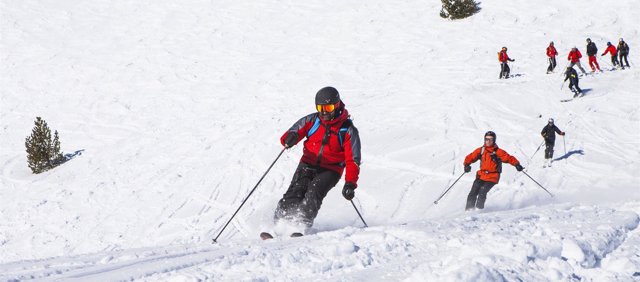 Esquí, Andorra, invierno, Grandvalira