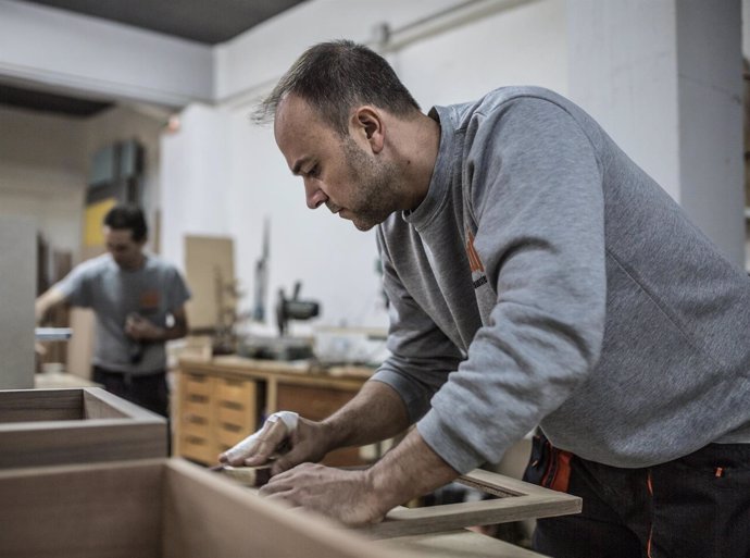 Trabajador, trabajar, fábrica