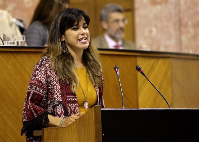 La portavoz parlamentaria de Podemos Andalucía, Teresa Rodríguez