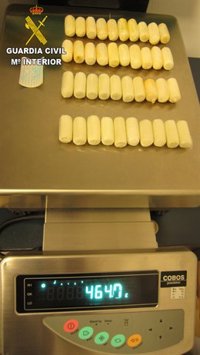 Detenidas cuatro personas en el aeropuerto de Fuerteventura al intentar introducir más de un kilo de cocaína