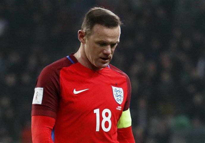 Wayne Rooney con la selección de Inglaterra