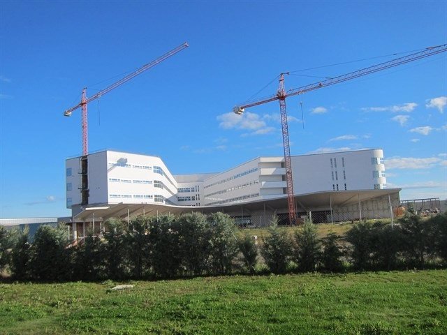 Obras del nuevo hospital de Cáceres