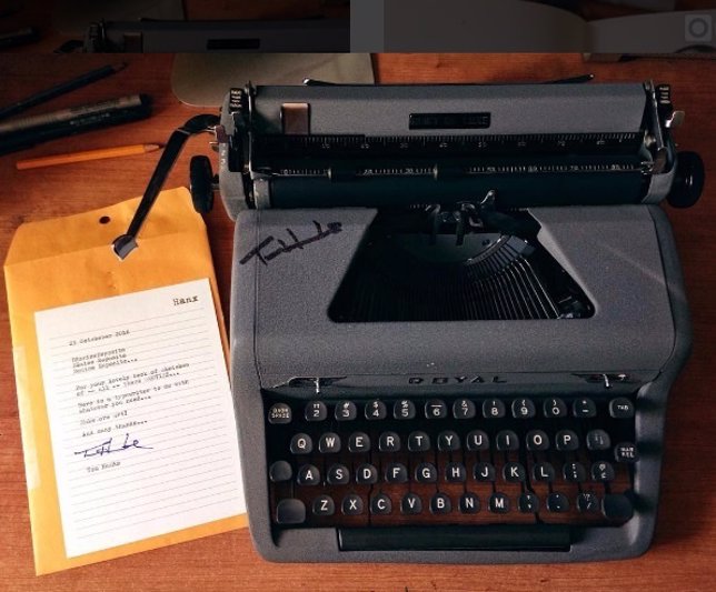 Máquina de escribir que Tom Hanks regaló a una desconocida