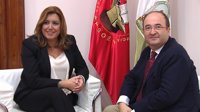 Moreno pregunta por qué Susana Díaz no puso la bandera de España en su reunión con Iceta