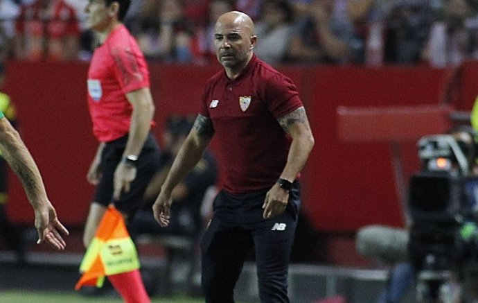  El Entrenador Del Sevilla FC, Jorge Sampaoli,