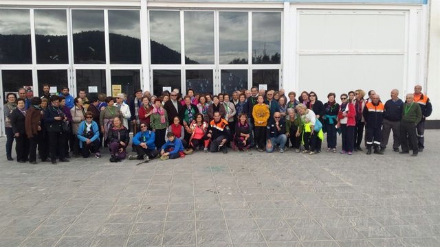 El Proyecto 'A Caminar' moviliza a los mayores de Vélez Rubio.