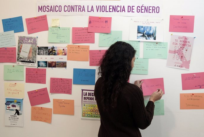 Muro contra la violencia de género