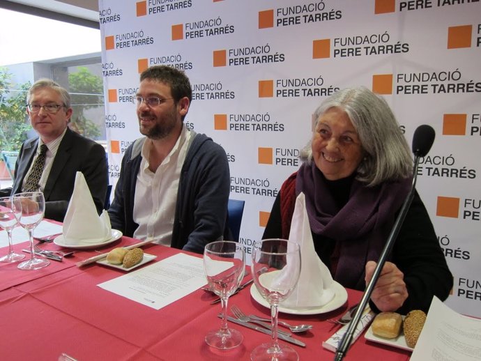 J.O.Pujol (Pere Tarrés) y los diputados A.D.Fachin y A.Martínez (Podem). 